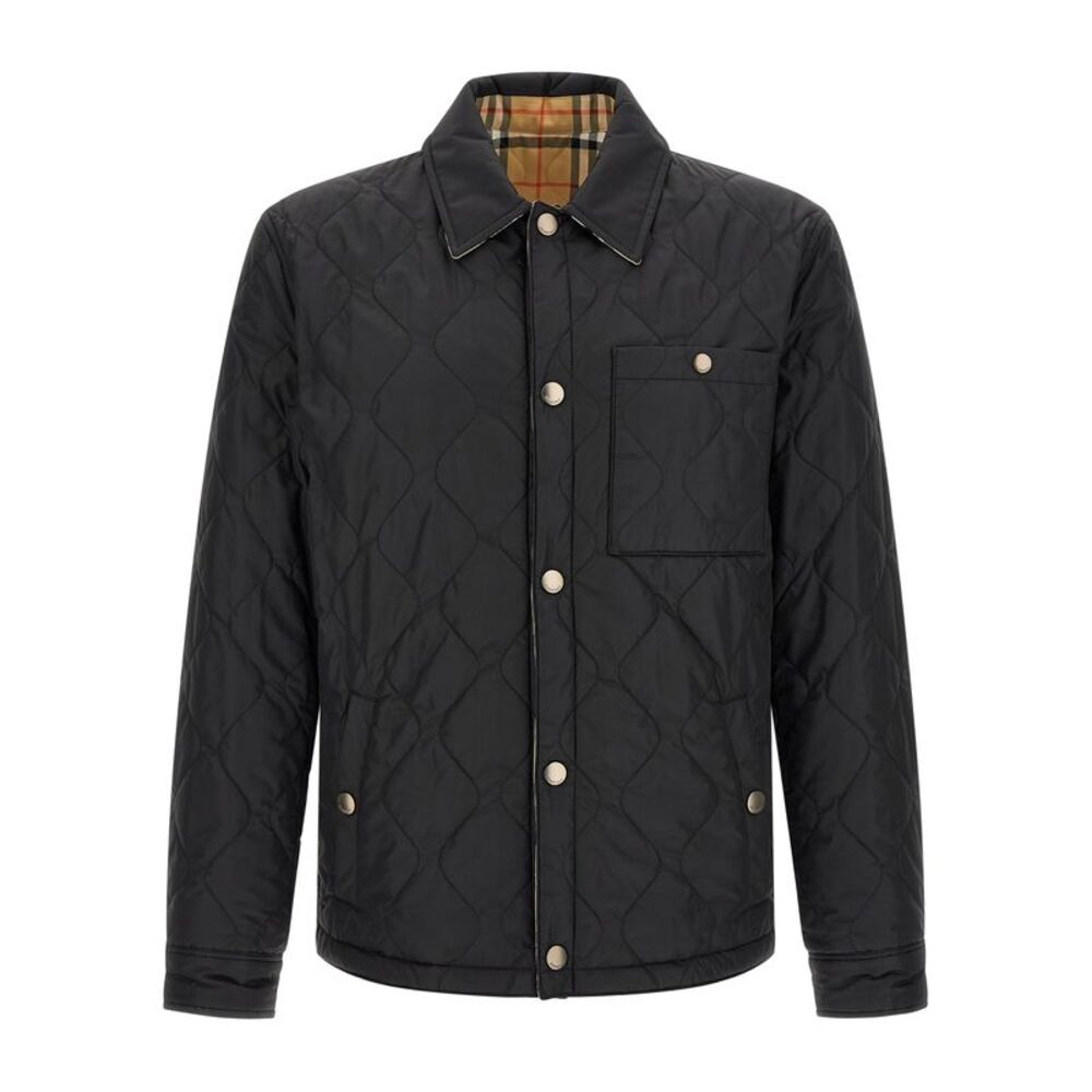 Burberry Black Polyamide Full-Length Men's Jacket
